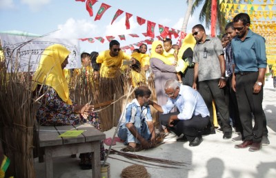 އިހަވަންދިއްޕޮޅު ޒަމާނީ ފެންވަރަކަށް ތަރައްގީ ކުރާނަން: އިބޫ