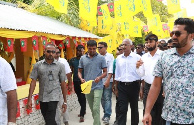 އިބޫގެ ކެމްޕޭނާ ގުޅުވައި ފުލުހުން ބިރުދައްކައި އިންޒާރު ދިނުން ހުއްޓާލަން ގޮވާލައިފި
