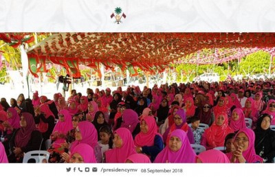 ކައްދޫ އެއާޕޯޓަކީ ބޮޑެތި ބޯޓުތައް ޖެއްސޭ ތަނަކަށް ހަދާނަން: ރައީސް ޔާމީން