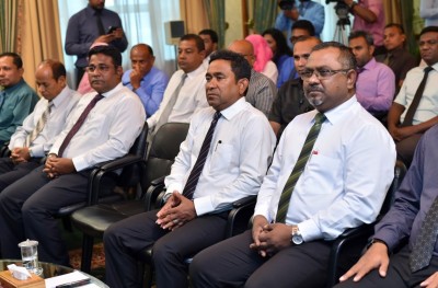 ރައީސް ޔާމީނާ އެކު އެމްއެންޔޫ ބަހުސް ބާއްވަނީ