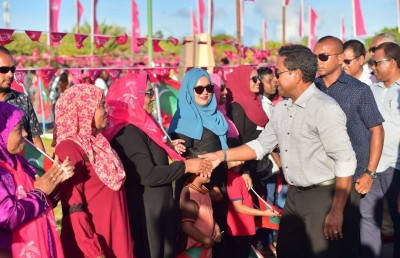 ރައީސް ޔާމީންގެ ކެމްޕެއިންގެ ފަހު މަންޒިލަކަށް ފުވައްމުލައް، އުފާވެރިކަމާއި ހިތްދަތި އިހްސާސްތަކެއް
