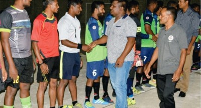 މާފުށީ ޖަލުގައި ރަމަޟާން ފުޓްސަލް ކަޕް ފަށައިފި