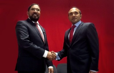 ޑރ. ޖަމީލާއި ގާސިމް ރާއްޖެ ވަޑައިގަންނަވަނީ