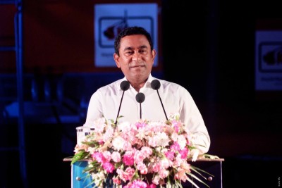 ރައީސް ޔާމީން މިރޭ ގައުމާ މުޚާތަބު ކުރައްވަނީ