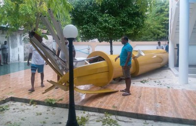 ރަސްދޫ މިސްކިތުގެ މުންނާރެއް ވެއްޓިއްޖެ