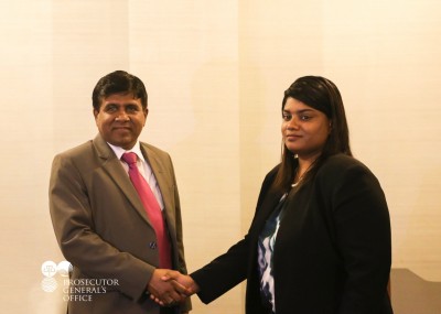 ޕީޖީ ބިޝާމް ސްރީލަންކާގެ ޖަސްޓިސް މިނިސްޓަރާ ބައްދަލުކުރައްވައިފި