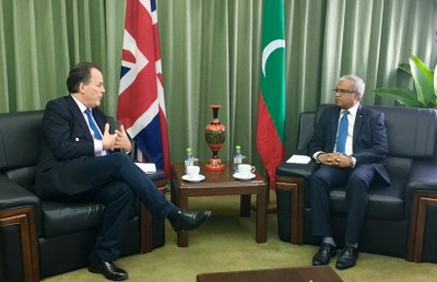 ޔޫކޭގެ ފޮރިން އޮފީހުގެ ސްޓޭޓް މިނިސްޓަރު އާސިމާއި މަސީހުއާ ބައްދަލު ކުރައްވައިފި