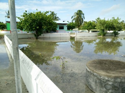 މާބައިދުއަށް އުދަ އަރައި، އެރަށުގެ ކޯރު ބަންޑުންވެއްޖެ