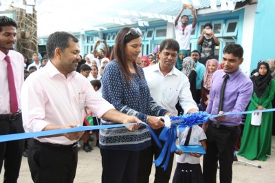 ގުރައިދޫ ސްކޫލަށް އިތުރުކުރި ނުވަ ކުލާސްރޫމް ރަސްމީކޮށް ހުޅުވައި، މުޅި ސްކޫލް ޑިޖިޓަލައިޒް ކޮށްފި