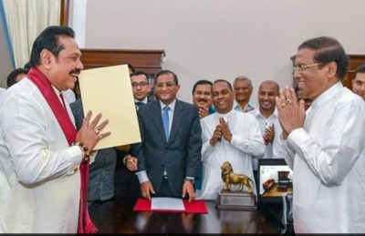 ރަނިލް ވަކިކޮށް ލަންކާގެ ބޮޑު ވަޒީރު ކަމަށް ރާޖަޕަކްސާ