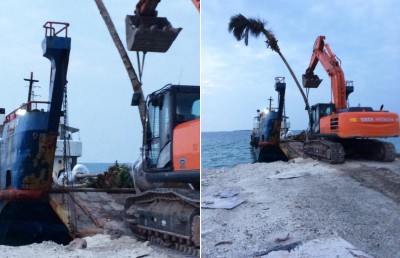 މާފަރުން ބޭރުކުރަން އުޅުނު ރުއްތައް އަނބުރާ ރަށަށް ބާލައިފި