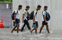 ބޯކޮށް ވާރޭ ވެހި މާލޭގެ ބައެއް ސަރަހައްދުތައް ފެނު އަޑީގައި
