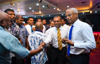އަޅުގަނޑުމެން ވެރިކަމުގެ ލައްޒަތުގައެއް ނޫޅޭނަން: ނަޝީދު
