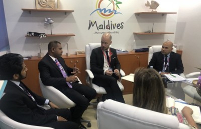 160 އަށް ވުރެ ގިނަ މަންދޫބުންނާ އެކު ޑަބްލިއުޓީއެމްގައި ރާއްޖޭގެ ޓޫރިޒަމް އިޝްތިހާރު ކުރަނީ