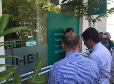 ހުޅުމާލޭގައި ހަބީބް ބޭންކްގެ ބްރާންޗެއް ހުޅުވައިފި