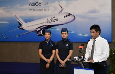 އިންޑިޔާގެ "އިންޑިގޯ" ދަތުރުތައް ރާއްޖެއަށް ފަށައިފި