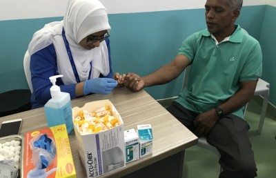 ހަކުރު ބަލީގެ ދުވަސް ފާހަގަ ކުރުމަށް އޭޑީކޭއިން ހިލޭ ހެލްތު ސްކްރީން ކޮށްދެނީ