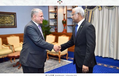 ގައުމުތަކުގެ ސަފީރުން ރައީސާ ބައްދަލުު ކުރައްވައިފި