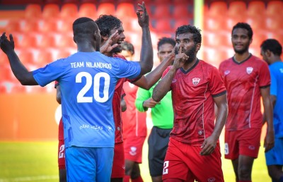 ދަގަނޑޭގެ ހަތަރު ގޯލާ އެކު ޓީސީ ލީގާ ގާތަށް