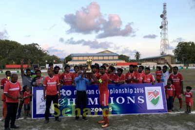 އެއްވެސް މެޗަކުން ބަލިނުވެ ކުޑަހުވަދޫ ޒޯން ފަހެއްގެ ޗެމްޕިއަންކަން ހޯދައިފި