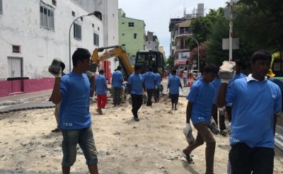 މާލެ މަގުތައް ހެދުމުގެ އަމަލީ މަސައްކަތް ފަށައިފި