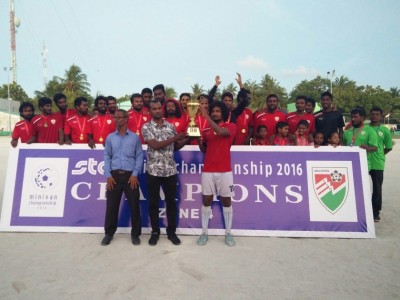 ޒޯން ހަތަރެއްގެ ޗެމްޕިއަންކަން މަހިބަދޫން ހޯދައިފި