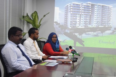 ރެއިންބޯއިން ހުޅުމާލޭގައި އަޅާ "އޯޝަންފްރަންޓް ރެސިޑެންސް" ފްލެޓުތައް ގަތުމުގެ ފުރުސަތު ހުޅުވާލައިފި