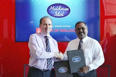 މޯލްޑިވިއަން އައިޑަލްގެ އޮފިޝަލް ބޭންކިންގ ޕާޓްނަރަކަށް ބީއެމްއެލް