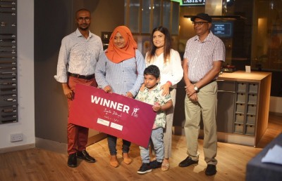 ފޮޓޯއެއް ފޮނުވައިގެން ރެއިންބޯއިން ދޭ 'ޗާލު' ބަދިގޭގެ ނަސީބުވެރި ފަރާތް ހޮވައިފި