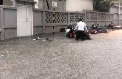 ފެންބޮޑުވުމާ ގުޅިގެން 160 އާއިލާ އަކަށް ވަނީ އަސަރުކޮށްފައި: ރައީސް