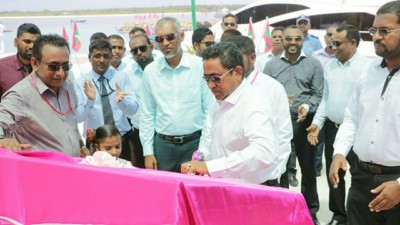 ހިރިމަރަދޫ އާއި ނެއްލައިދޫގައި ހަދާފައިވާ ބަނދަރު ރައީސް ހުޅުއްވައި ދެއްވައިފި
