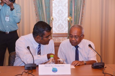 ޑީއާރްޕީ އިން ރައީސް ޔާމީނާ ގުޅެން ހުށައަޅައިފި