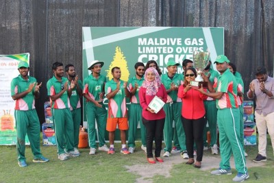 ލިމިޓެޑް އޯވަރ ޑިވިޝަން 1 ކްރިކެޓް މުބާރާތުގެ ޗެމްޕިއަންކަން މާލޭ ސްޕޯޓްސް އަށް
