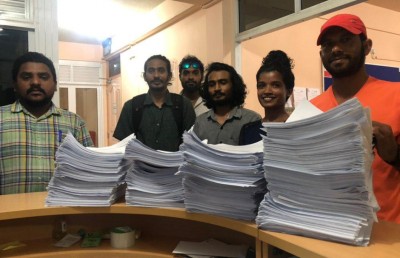 އެމްއެލްއެސްޑީޕީ އިން 3،000 މެމްބަރުން ހަމަކޮށް، ކޮމިޝަނަށް ހުށަހަޅައިފި