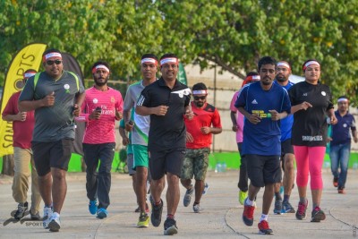 ޗެރިޓީ ދުވުމުގައި ހެލްތު މިނިސްޓަރު ބައިވެރިވެވަޑައިގެންފި، ހަރަކާތަށް ބޮޑު ތަރުހީބެއް