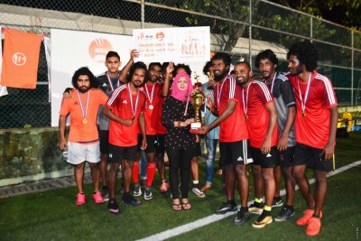 އެމްޑީއޭގެ އެމްވައިއެލް ޔޫތު ޑޭ ޗެލެންޖްގެ ޗެމްޕިއަންކަން ޓީމް ހުސްކީ އިން ހޯދައިފި
