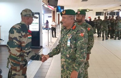 ތަމްރީނުތަކެއްގައި ބައިވެރިވުމަށް އިންޑިއާގެ 45 ސިފައިންގެ މީހަކު ރާއްޖެ އަތުވެއްޖެ
