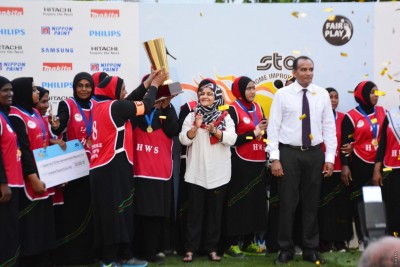 ވިދާތަރި ބަލިކޮށް، ހުޅުމާލޭ ވިމެންސް ސްޕޯޓްސް ޗެމްޕިއަންކަން ހޯދައިފި