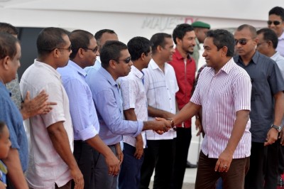 ރައީސް ޔާމީން ގއ. އަތޮޅުގެ ދެ ރަށަކަށް ފުރާވަޑައިގެންފި