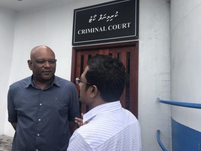 ޓެރަރިޒަމް ދައުވާ އަށް ވަކީލަކު ހަމަޖައްސަން ހަތް ދުވަސް އަމީން ފައިސަލަށް ދީފި