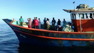 ގެއްލިގެން ހޯދަމުން ދިޔަ ސްރީލަންކާގެ މަސްބޯޓު ރާއްޖެ އިން ފެނިއްޖެ
