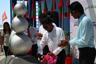 ރައީސް ޔާމީން ދިއްގަރު ފެނުގެ ނިޒާމު އިފްތިތާހު ކުރައްވައިފި