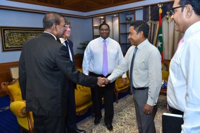 ޖީއެމްއާރު މައްސަލާގައި ސަރުކާރު ތަމްސީލު ކުރި ވަކީލުންނަށް ރައީސް ޝުކުރު އަދާކުރައްވައިފި