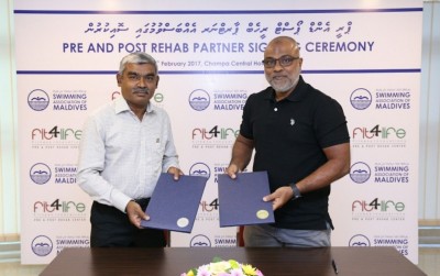 ސްވިމިން އެސޯސިއޭޝަންގެ ރީހެބް ޕާޓްނަރަކަށް ފިޓް4ލައިފް ހަމަޖައްސައިފި