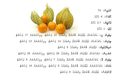 މުރާކި: ފައިދާތައް ގިނަ، އާންމު މޭވާއެއް