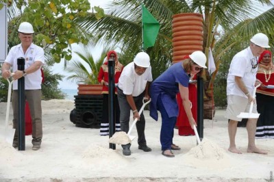 ޗަމްޕާ އާއިލާއިން ދިއްފުށީގައި ގާއިމްކޮށްދޭ ފެނާއި ނަރުދަމާގެ މަސައްކަތް ފަށައިފި