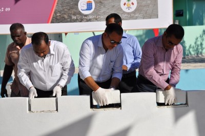 ޑރ. އަފްރާޝީމްގެ ހަނދާނުގައި އުނގޫފާރުގައި އަޅާ އިސްލާމީ މަރުކަޒުގެ ބިންގާ އަޅައިފި