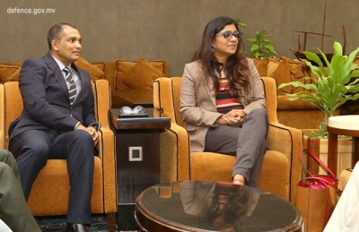 ޑިފެންސް މިނިސްޓަރާއި ޑިފެންސް ޗީފް އިންޑިއާ އަށް ވަޑައިގެންފި