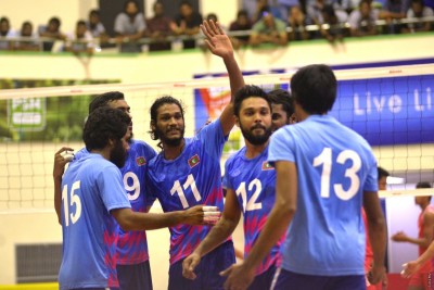 ދިވެހި ވޮލީ ޓީމު ޕްރެޝަރުން އަރައިގަންނަން ދަސްކުރަންޖެހޭ!