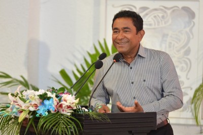 އައިޖީއެމްއެޗް އާ އިމާރާތުގެ އަގު ދިފާއުކުރައްވައި ރައީސް ވާހަކަ ދައްކަވައިފި